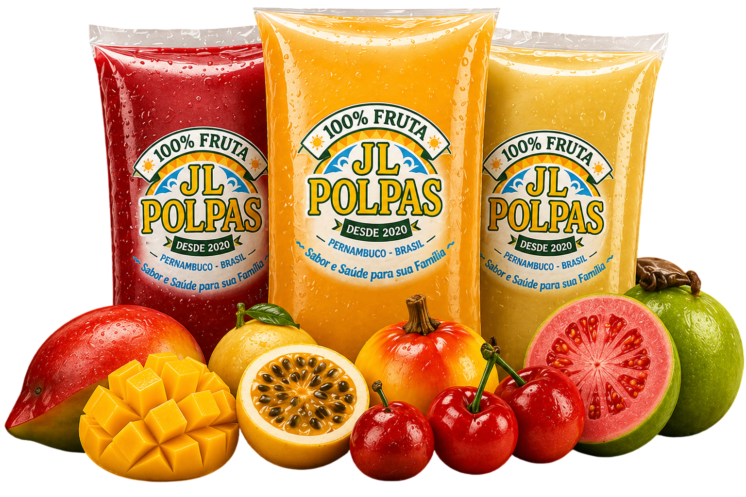 Imagem principal de polpas de frutas JL Polpas